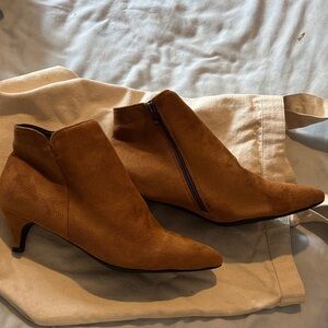Elegant Tan Ankle Booties